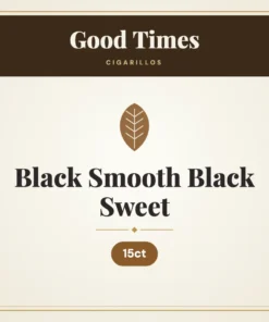 Good Times Black Smooth Black Sweet Cigarillos – 15ct