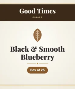 Good Times Black & Smooth Blueberry Cigars – Box of 25