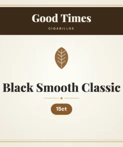 Good Times Black Smooth Classic Cigarillos – 15ct