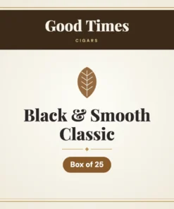 Good Times Black & Smooth Classic Cigars – Box of 25