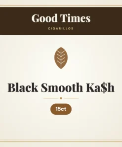 Good Times Black Smooth Ka$h Cigarillos – 15ct