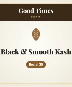 Good Times Black & Smooth Kash Cigars – Box of 25