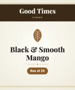 Good Times Black & Smooth Mango Cigars – Box of 25