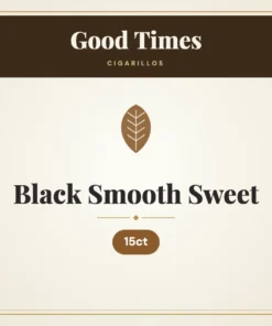 Good Times Black Smooth Sweet Cigarillos – 15ct