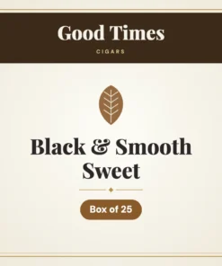Good Times Black & Smooth Sweet Cigars – Box of 25