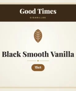 Good Times Black Smooth Vanilla Cigarillos – 15ct