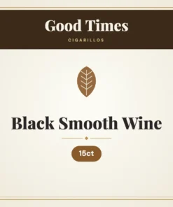 Good Times Black Smooth Wine Cigarillos – 15ct