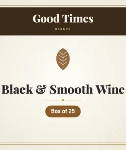Good Times Black & Smooth Wine Cigars – Box of 25