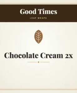 Good Times Chocolate Cream 2x Leaf Wraps