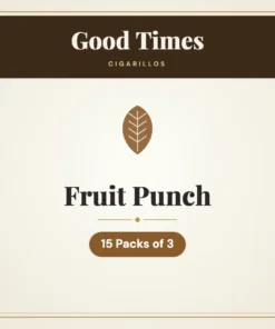 Good Times Fruit Punch Cigarillos – 15 Packs of 3