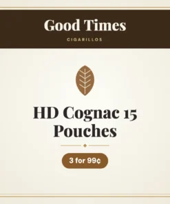 Good Times HD Cognac 15 Pouches Cigarillos 3 for 99¢