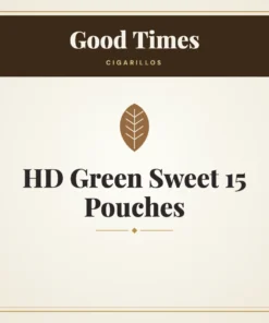 Good Times HD Green Sweet 15 Pouches Cigarillos