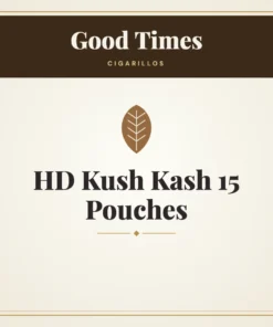 Good Times HD Kush Kash 15 Pouches Cigarillos
