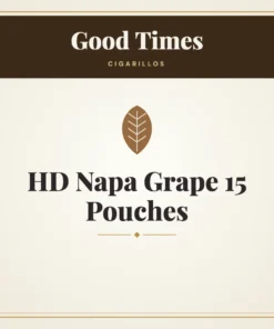 Good Times HD Napa Grape 15 Pouches Cigarillos