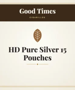 Good Times HD Pure Silver 15 Pouches Cigarillos