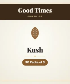 Good Times Kush Cigarillos – 30 Packs of 3