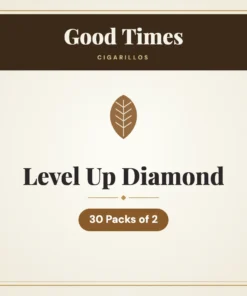 Good Times Level Up Diamond Cigarillos – 30 Packs of 2