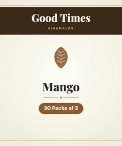 Good Times Mango Cigarillos – 30 Packs of 3