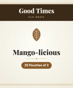 Good Times Mango-licious Flat Wraps – 25 Pouches of 2
