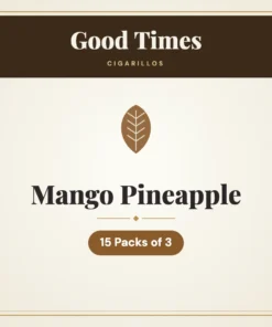Good Times Mango Pineapple Cigarillos – 15 Packs of 3
