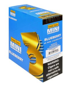 Good Times Mini Blueberry Cigarillos $1.19 Pre-Priced – 15 Packs of 3