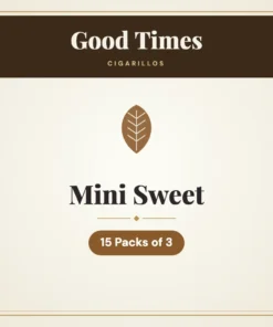 Good Times Mini Sweet Cigarillos – 15 Packs of 3