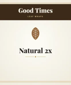 Good Times Natural 2x Leaf Wraps