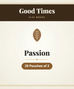 Good Times Passion Flat Wraps – 25 Pouches of 2