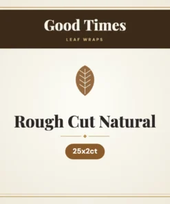 Good Times Rough Cut Natural Leaf Wraps – 25x2ct