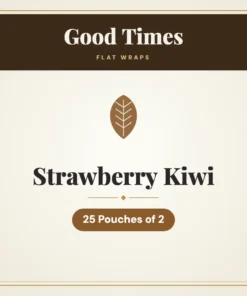 Good Times Strawberry Kiwi Flat Wraps – 25 Pouches of 2