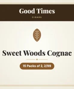 Good Times Sweet Woods Cognac Cigars – 15 Packs of 2, 2/99