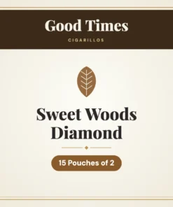 Good Times Sweet Woods Diamond Cigarillos – 15 Pouches of 2