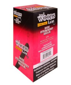 Good Times Sweet Woods Leaf Dark Strawberry Cream Cigars – 6 Packs of 5