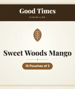 Good Times Sweet Woods Mango Cigarillos – 15 Pouches of 2