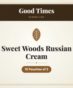 Good Times Sweet Woods Russian Cream Cigarillos – 15 Pouches of 2