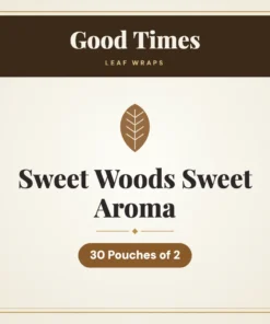 Good Times Sweet Woods Sweet Aroma Leaf Wraps – 30 Pouches of 2