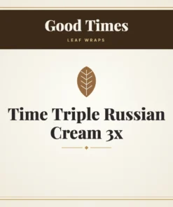 Good Times Time Triple Russian Cream 3x Leaf Wraps