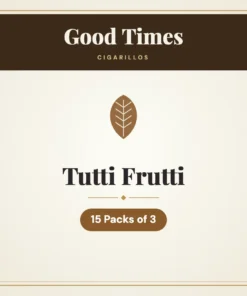 Good Times Tutti Frutti Cigarillos – 15 Packs of 3