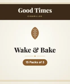 Good Times Wake & Bake Cigarillos – 15 Packs of 3
