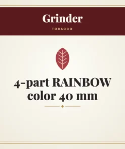 Grinder 4-part RAINBOW color 40 mm