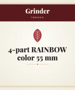 Grinder 4-part RAINBOW color 55 mm