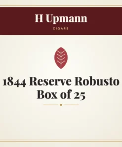 H Upmann 1844 Reserve Robusto Cigars Box of 25