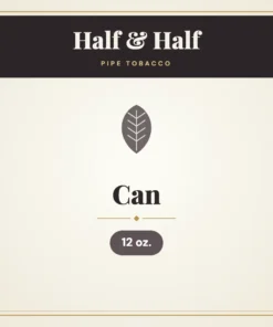 Half & Half Can Pipe Tobacco 12 oz.