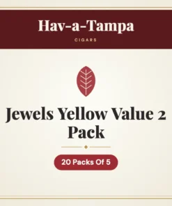 Hav-a-Tampa Jewels Yellow Value 2 Pack Cigars – 20 Packs Of 5
