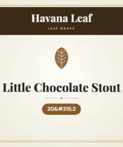 Havana Leaf Little Chocolate Stout Leaf Wraps – 20×2