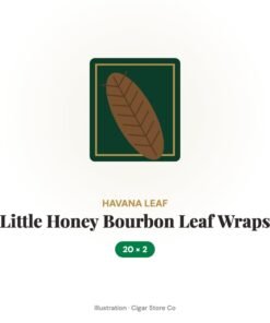 Havana Leaf Little Honey Bourbon Leaf Wraps – 20x2