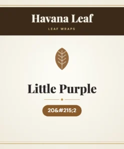 Havana Leaf Little Purple Leaf Wraps – 20×2