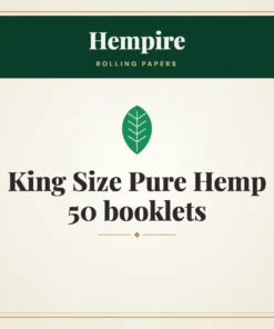 Hempire King Size Pure Hemp 50 booklets Rolling Papers