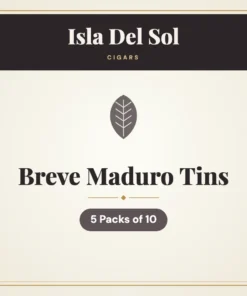 Isla Del Sol Breve Maduro Tins Cigars – 5 Packs of 10
