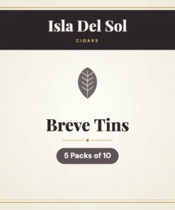 Isla Del Sol Breve Tins Cigars – 5 Packs of 10